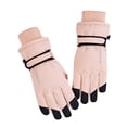 thumbnail image 3 of Up To $10 Gloves Mittens Pink Winter Ski Gloves Waterproof Thick Plus Velvet Warm Windproof Cold Protection Outdoor Riding Gloves, 3 of 3