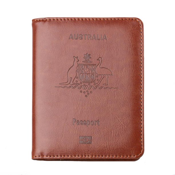 Funda protectora antimagnética para pasaporte, de piel sintética, para pasaporte, tarjetero, tarjetero