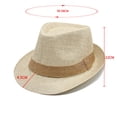 thumbnail image 2 of Fewfanhot Men's & Women's Breathable Mesh Straw Cowboy Hat with Braided Rope Band Adjustable Chin Strap Wide Brim Sun Hat for Summer Beach, Outdoor Adventures, 2 of 2