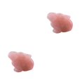 thumbnail image 1 of Naiovety Figuritas conejito Animal Dongling Jade tallada conejo animales ornamento lindo estatua regalo rosa Rosa 2piezas, 1 of 6