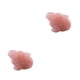 thumbnail image 3 of Figuras de conejito de cristal Bewildely Rosa 2piezas, 3 of 6