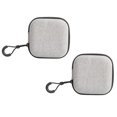 thumbnail image 1 of Estuche para guardar auriculares inalámbricos portátiles, con cremallera, redondos, cuadrados y ovalados, de EVA, 2 unidades, 1 of 5