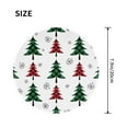 thumbnail image 3 of Disketp Buffalo Plaid Christmas Trees Small Mouse Pad 7.9x7.9 Inches,Washable Round Mousepad For Office Laptop Computer,Non-Slip Rubber Base Mouse Pads For Wireless Mouse, 3 of 9