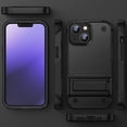 thumbnail image 4 of JTCASES for iPhone 14 Case, Foldable Kickstand Heavy Duty Protective Rugged Hybird Anti-slip Shockproof/Drop Resistant PC TPU Shell for iPhone 14, Black, 4 of 7