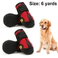 thumbnail image 1 of Zapatos antideslizantes para perros impermeables y resistentes al desgaste-A1702 impermeable rojo No. 6 Ormromra 2034966-7, 1 of 9