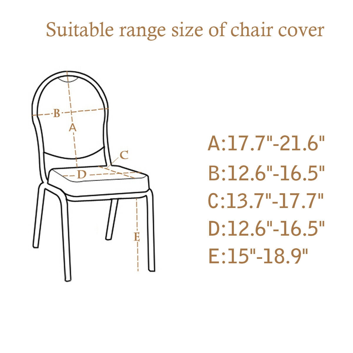 Kepooman 50pcs Dining Chair Covers, Washable Chair Slipcovers for Wedding Party Banquet Event - White Kepooman 50pcs Dining Chair Covers, Washable Chair Slipcovers for Wedding Party Banquet Event - White