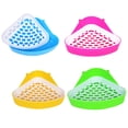 thumbnail image 2 of Baohd Multi-colors Geometric Shaped Pet Potty Toilet Corner Bedding Box Small Animal Universal Plastic Toilet, 2 of 8
