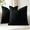 Black, variant on Pack of 2 Decorative Linen Soild Throw Pillow Covers for Couch Sofa Bedroom 18x18 inch, Gray