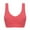 Watermelon Red, variant on Samickarr Clearance items!Seamless Sports Bra For Women Wirefree Yoga Bra With Removable Pads Comfort Workout Low-Impact Activity Sleep Bras For Women Compression Cami Bra