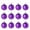 Purple, variant on Roiihwy Green 12pcs 3cm Christmas Balls Electroplating Hanging Decorations Set for Tree Holiday