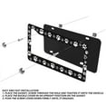 thumbnail image 3 of 2PC Dog's Paw License Plate Prame Aluminum Rust-Proof Auto Parts License Plate Decorative Screws Fit Standard 2 Holes  U.S. License Plate, 2.2x 6.3 Inch, 3 of 7