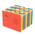 thumbnail image 1 of Carpeta de archivos Oterri A4 para colgar, 5 colores, 15 unidades, ajustable, 1 of 5
