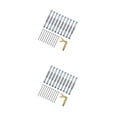 thumbnail image 1 of Tholdsy Cassette Tornillos Kit de barra de soporte Dispositivo de reparación resistente a la oxidación para interruptor de pared 86 Tipo de 86 tipo de metal 2piezas, 1 of 1