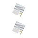 thumbnail image 4 of Sidaley Cassette Tornillos Kit de barra de soporte Dispositivo de reparación resistente a la oxidación para interruptor de pared 86 Tipo de 86 tipo de metal 2piezas, 4 of 4