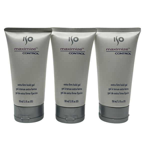 ISO Maximize Control Gel Extra Ferme 5.1 OZ Ensemble de 3