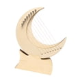 thumbnail image 4 of Arpa de lira de 8 cuerdas perfke con soporte de madera, 4 of 9