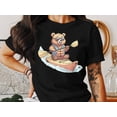 thumbnail image 2 of Funny Kayaking Bear Kayak Canoeing Rafting Boat Outdoor Gift T-Shirt Lake Life Adventure Kayak Birthday Holiday Present Tshirt, 2 of 10