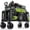 Black-Side Pocket, variant on Qunler 560lbs Large Collapsible Folding Wagon with Oversized Tank Wheels, Heavy Duty Big Bucket Utility Garden Cart with Side Pocket for Sports, Shopping, Camping, Kids, Black