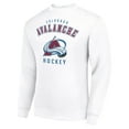 thumbnail image 2 of Men's Starter  White Colorado Avalanche Team Logo Fleece Pullover Sweatshirt, 2 of 3