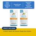 thumbnail image 3 of FROG Pipe & Jet Cleanser for Hot Tubs - Single-Dose, Deep-Clean Purge Cleaner Packets for Clear Water - Prefilled for Hot Tubs up to 600 Gallons - 2 Pack, 3 of 8