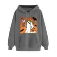 thumbnail image 6 of GaThRRgYP Womens Hooded Sweatshirts Fall,Women's Fashion Sportswear Hooded 2025 and Winter Clothing Long Sleeved Hooded Sweatshirt Sweatshirt Gray S, 6 of 6