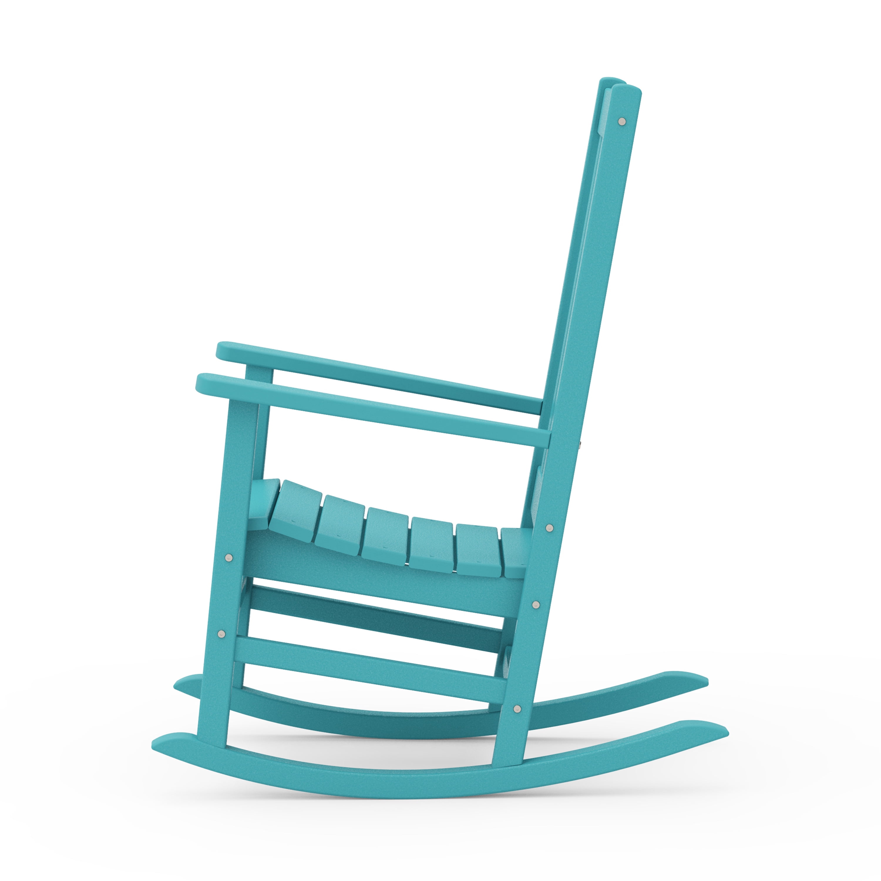 Better Homes & Gardens by POLYWOOD Southlake Outdoor Rocking Chair, All-Weather HDPE, Patio Seat, Aruba