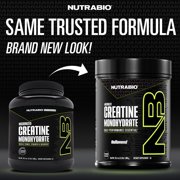 NutraBio Creatine Monohydrate Powder, Unflavored, 1000 g - Supports Muscle Energy, Recovery, and Strength