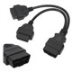 thumbnail image 1 of Cable de extensión de 16 pines O-BD2 1 a 2 adaptador de conector divisor de extensión de diagnóstico de O-BDII para coche longitud de extensión de 118 pulgadas ANGGREK Otros, 1 of 8