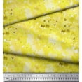 thumbnail image 2 of Soimoi Poly Georgette Fabric Flower Watercolor Decor Fabric Printed Yard 52 Inch Wide, 2 of 3