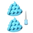 thumbnail image 1 of SGACAI Cubitos de hielo de silicona para whisky, moldes de chocolate y caramelos con forma de caca, divertidos moldes de silicona para hacer caca, 1 of 7