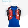 thumbnail image 3 of AONIJIE Running Hydration Vest 12L Large Capacity Reflective Hydration Backpack for Marathon Cycling, 3 of 7