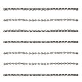thumbnail image 1 of Cadena curva de 10m, cadena de eslabones trenzados de cobre elegante y personalizada a prueba de herrumbre para pulsera DIY, collar, fabricación de joyas, color plateado y negro, 1 of 12
