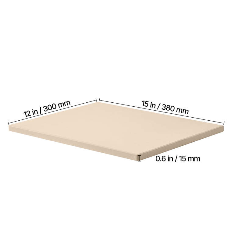 KFFKFF Rectangular Cordierite Pizza Stone 15x12 Inch photo 8