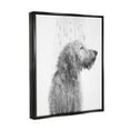 thumbnail image 4 of Stupell Industries Dog Bathroom Splash Animals & Insects Painting Black Floater Framed Canvas Art Print Wall Art, 17 x 21, 4 of 10