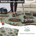 thumbnail image 5 of Mediterranean Outdoor Rug 5x8 Ft - Reversible Patio Rug Outdoor Camping Rugs, Vintage Morocco Abstract Pattern Brown Green Indoor Outdoor Area Rugs, Non-Slip Outdoor Carpet Runner for Deck/Porch, 5 of 8