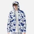 thumbnail image 2 of Balery Whale Sudadera ligera de manga larga con capucha y protección solar UPF 50+ para hombre y mujer, ideal para pesca y running-3X-Large, 2 of 7