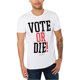 thumbnail image 1 of ¡Sean John Mens vota o muere! Camiseta gráfica, blanca, extragrande, 1 of 1