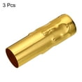 thumbnail image 3 of Uxcell Candle Socket Covers, 3.1 Inch Tall Chandelier Sleeves Candelabra Base Holder, Yellow 3 Pack, 3 of 6