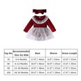 thumbnail image 7 of IDOPIP Toddler Baby Girls Velvet Tutu Dress Kids Xmas Ruffle Tulle Princess Dress Fall Winter Clothes, 7 of 7
