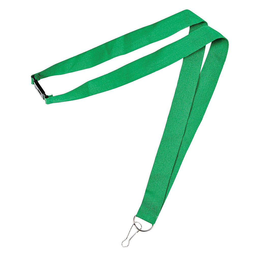 Green Lanyards Jewelry 12 Pieces