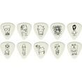 thumbnail image 4 of D'Addario Planet Waves Joe Satriani Signature Guitar Picks 10-Pack White Heavy, 4 of 6