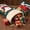A, variant on Cififendec Christmas Stocking Gift Bag, 18"×8", Santa Embroidery Hanging Sock for Candy Present Storage, Family Holiday Treat Holder