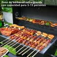 thumbnail image 2 of Parrilla De Carbón Barbacoa Jardín Picnic Robusta Móvil, 2 of 9