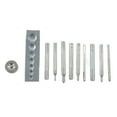 thumbnail image 1 of DIY Setter Rivet Outil en Cuir, 11pcs Perforer Trou Outil Poinçon Kit Pcs Perforer Trou Outil Kit Solution Innovante, 1 of 14