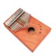 thumbnail image 5 of Kalimba 17 teclas Kalimba africano caoba maciza pulgar dedo piano madera Kalimba instrumento musical portátil Abody Kalimba, 5 of 6