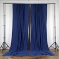 thumbnail image 4 of AK TRADING CO. 10 feet x 10 feet Polyester Backdrop Drapes Curtains Panels with Rod Pockets - Wedding Ceremony Party Home Window Decorations - Navy Blue, 4 of 7