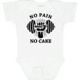 thumbnail image 3 of Inktastic No Pain No Cake BLK Boys or Girls Baby Bodysuit, 3 of 5