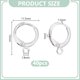 thumbnail image 2 of 80 aros para pendientes de plata, ganchos para pendientes, kit para hacer pendientes, aros, accesorios para hacer joyas, aros rellenos, ganchos para pendientes, aros, pendientes., 2 of 9