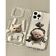 thumbnail image 2 of Funda de teléfono con dibujos de perro para iPhone, carcasa trasera de TPU suave y transparente con diseño de dibujos animados coreanos para iPhone 14, 13, 11, 12 Pro Max, 7, 8 Plus, X, XR, XS Fivean unisex, 2 of 2