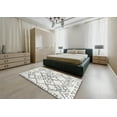 thumbnail image 5 of Ahgly Company Machine Washable Indoor Rectangle Contemporary Dark Goldray Area Rugs, 7' x 10', 5 of 7